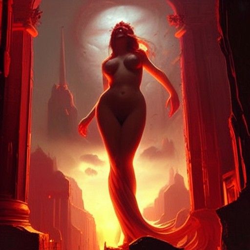 Aphrodite Masterpiece in Dark Fantasy Concept Art