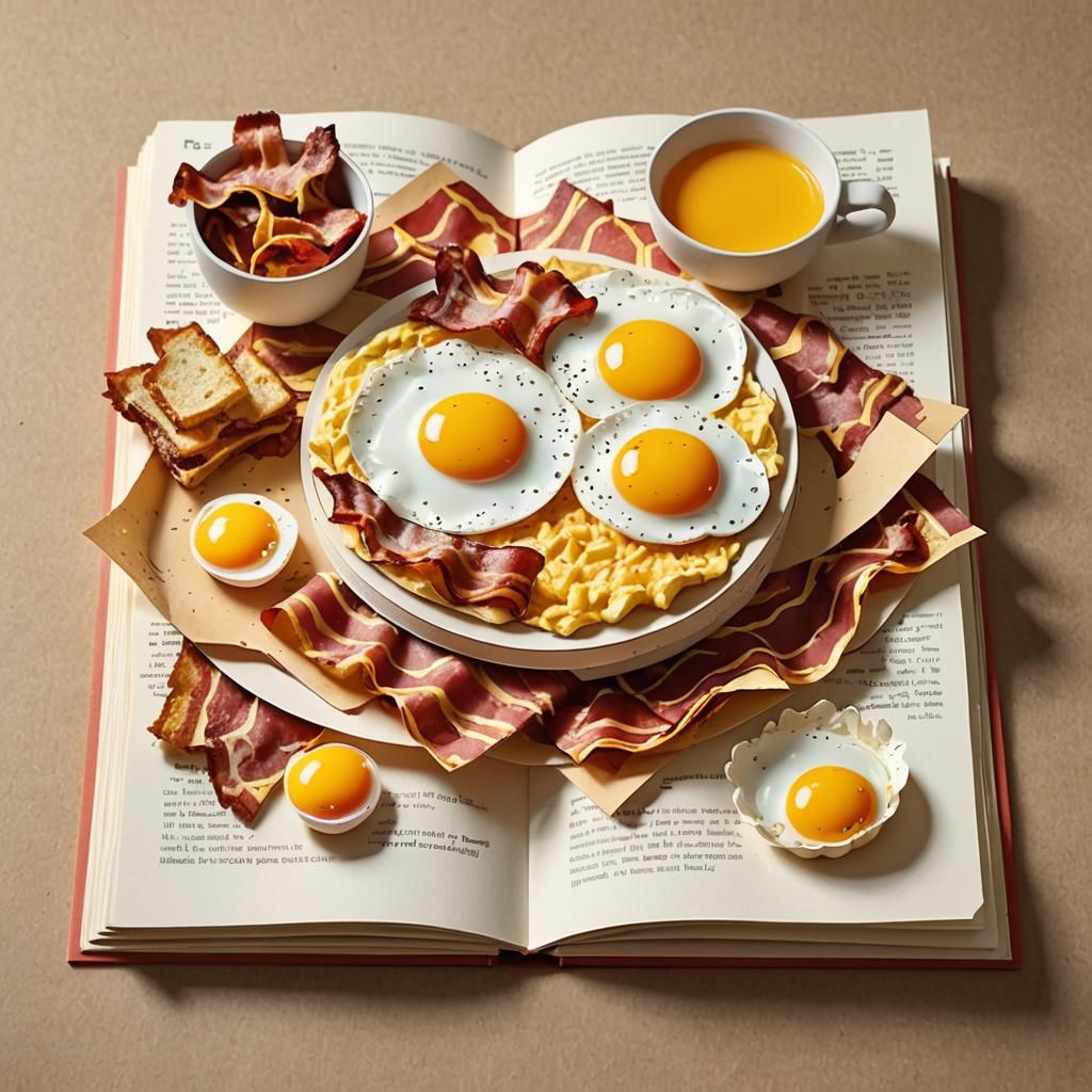 Breakfast Pop-Up Book in Paper