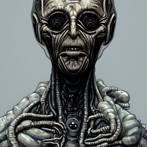 Alien Joe Biden in Freefall: Sci-Fi Horror