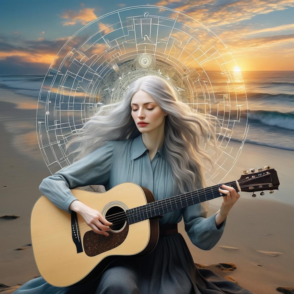 Guitar Weeps in Infinite Consciousness: Bazaar Art