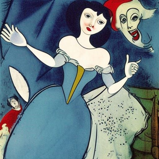 Horror Fairytale with Cinderella and Snow White
