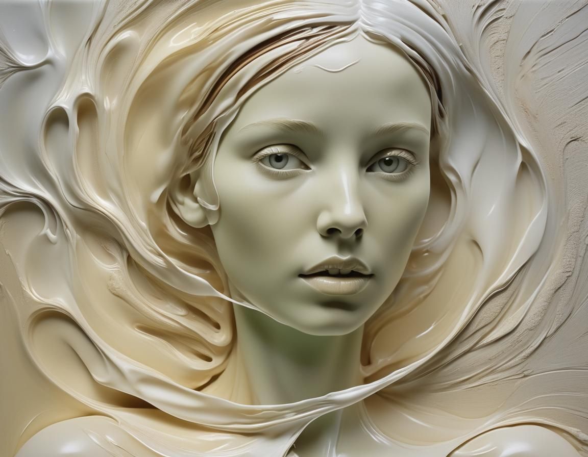 Dimensional Portrait in Photographic Style