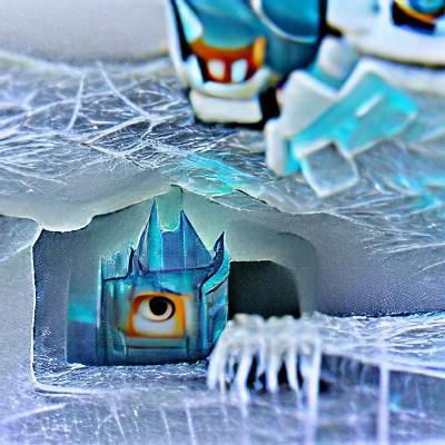Frozen Realm Portal to Another World