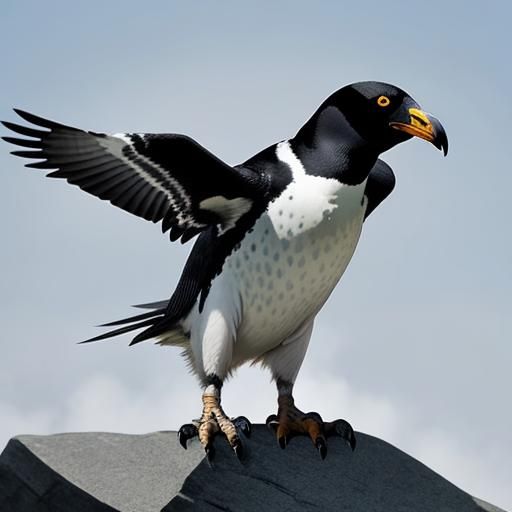 Penguin Vulture Hybrid Creature