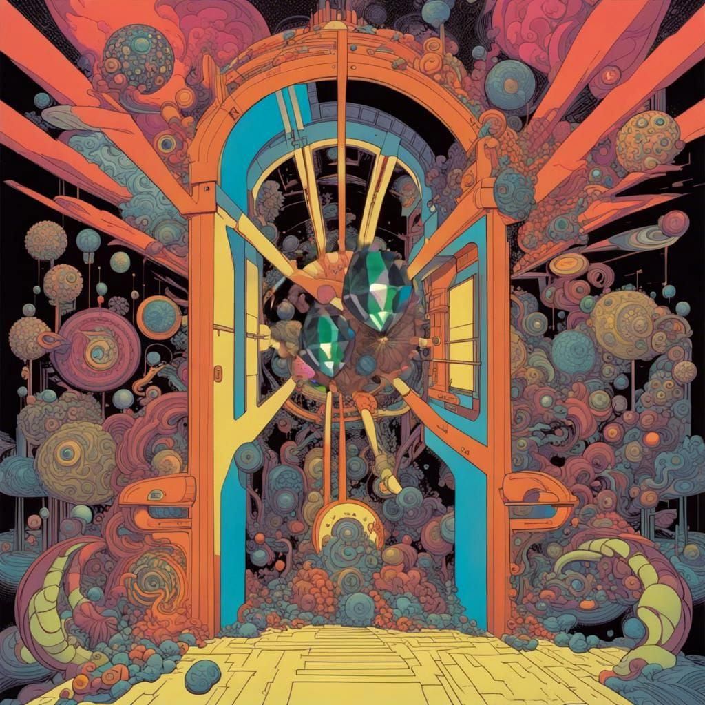 Glowing Herkimer Diamonds in a Dark Universe