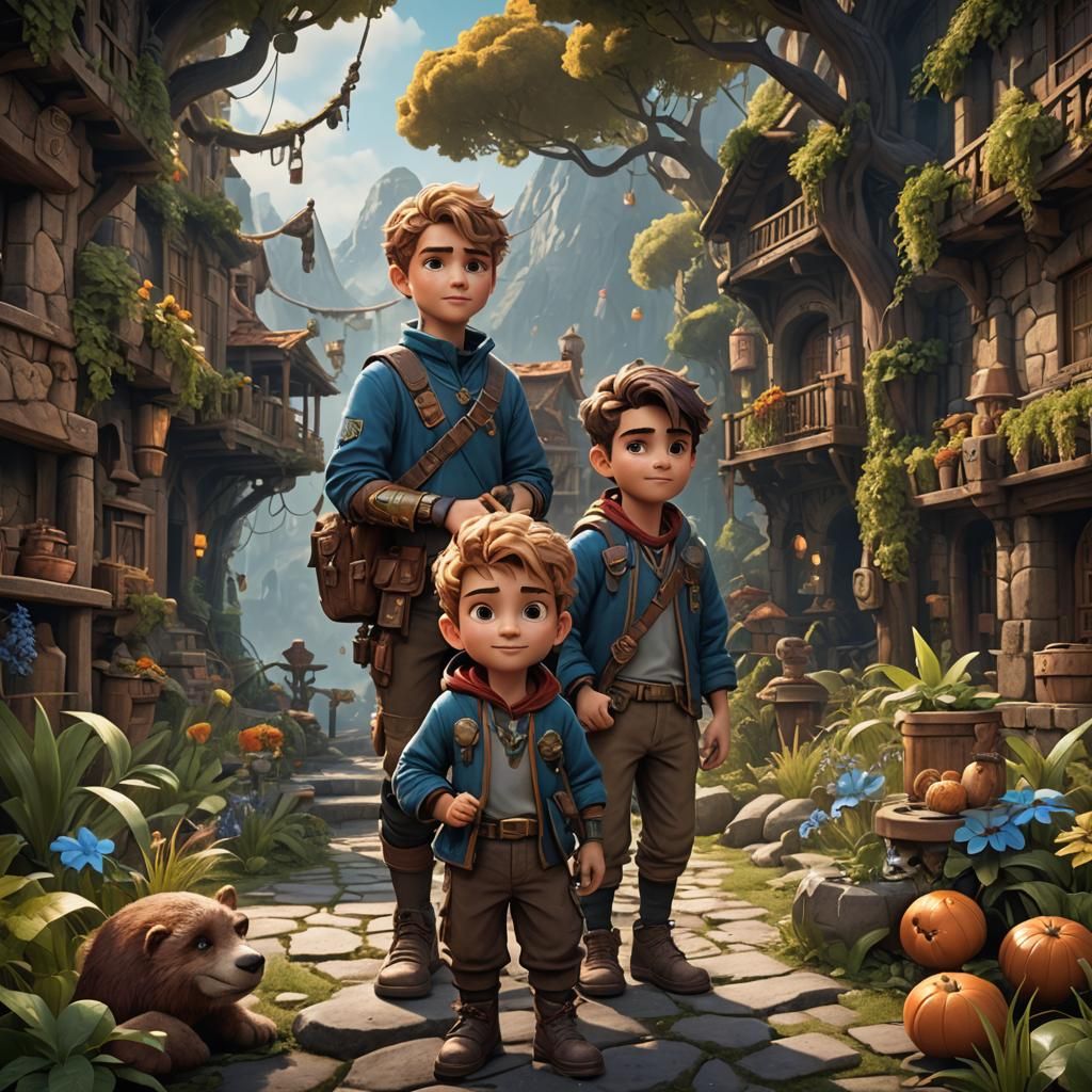 Brothers Leo, Alex, and Amos: Fantasy Concept Art