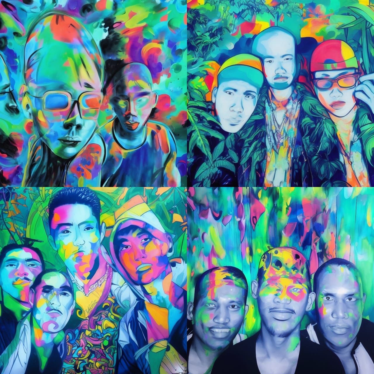 Psychedelic Jungle Love in the Philippines: Abstract Graffit...