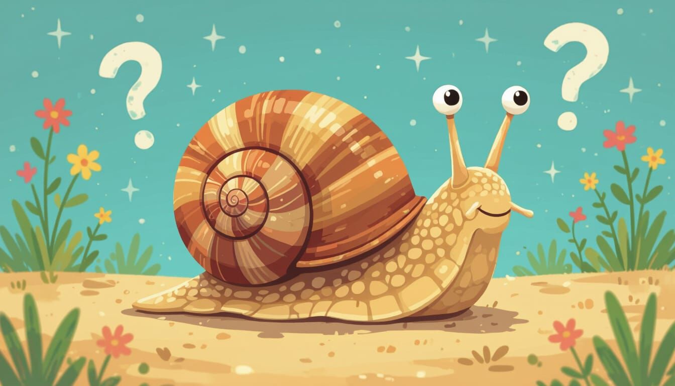 Curious Snail in Snailcore Style Fan Art