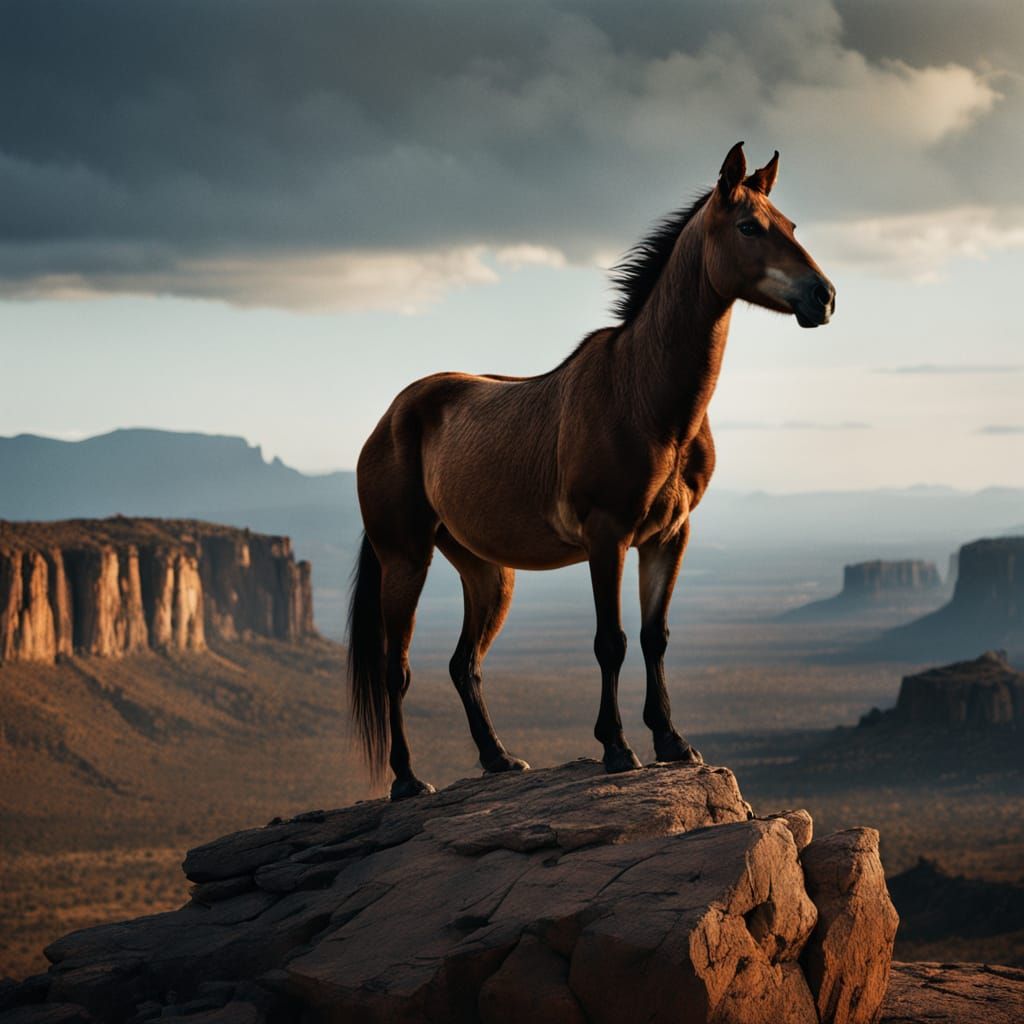 Epic Horse-Kangaroo Hybrid Roams the Desert in Cinematic Fil...