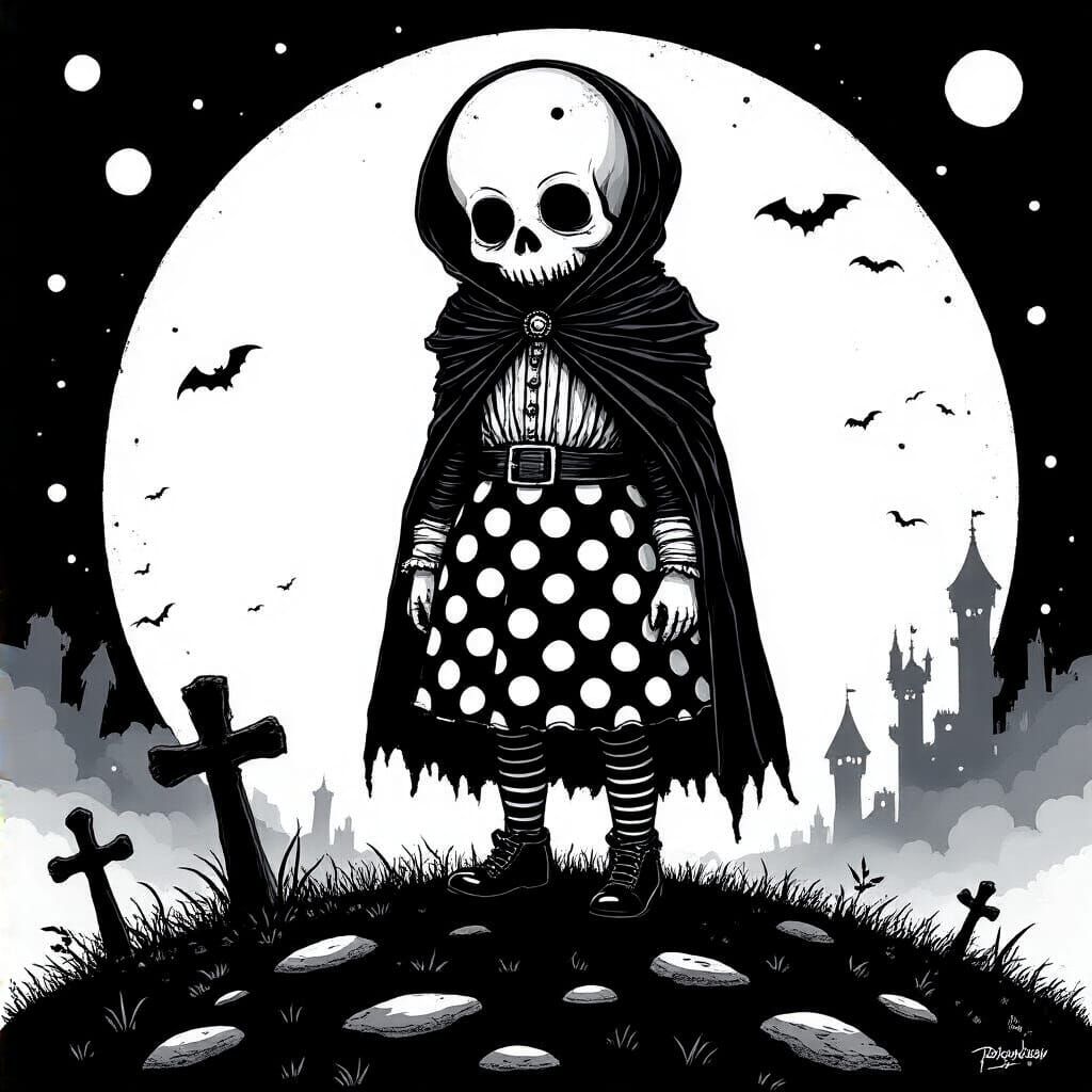 Grimdark Meets Polka Dots: A Study in Contrast