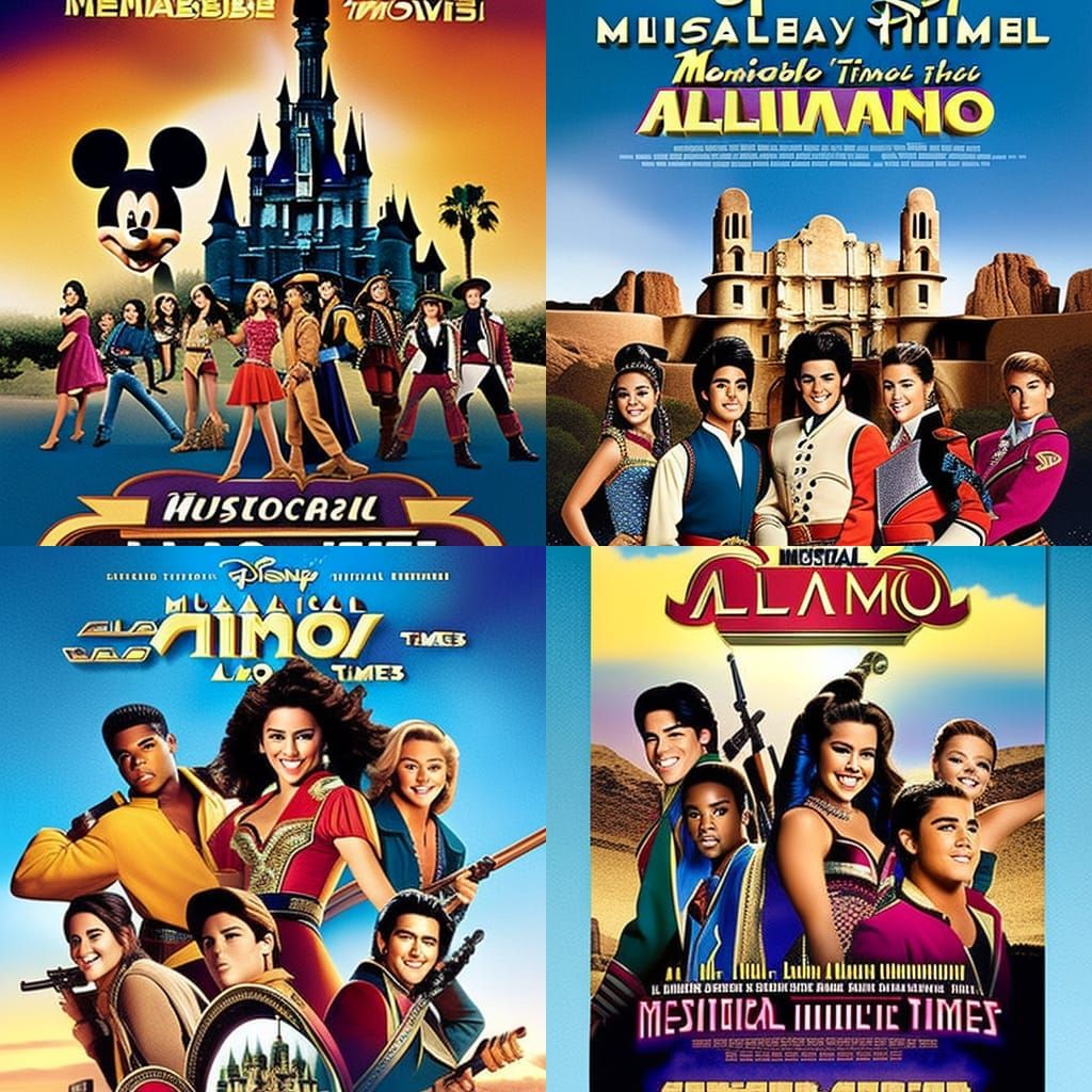 Teen Musical Movie Poster: Memorable Times at the Alamo