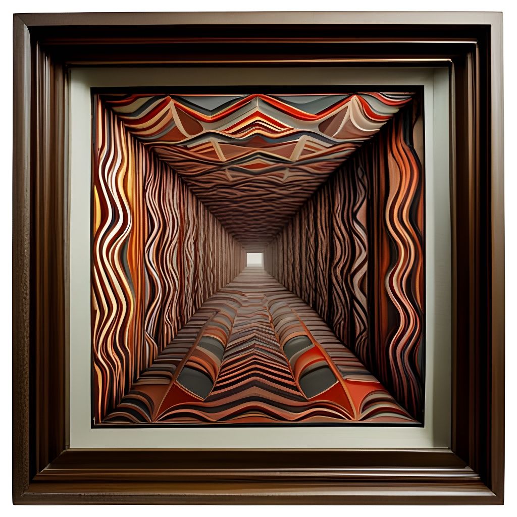 Surreal Escher Tornado in a World of Boxes