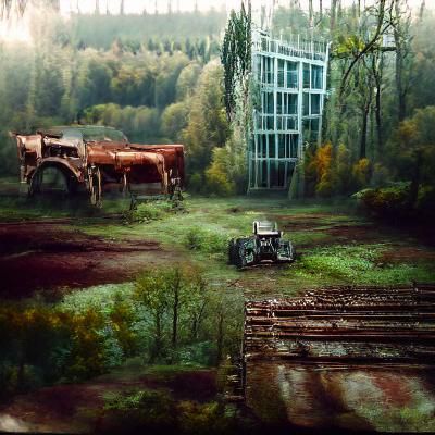 Eerie Abandoned Settlement: A Glimpse into the Past