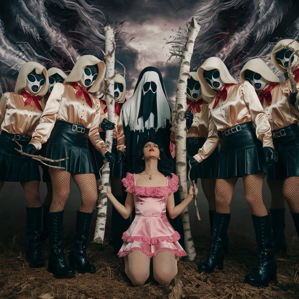 Cyberpunk Clones Menace in Satin and Leather