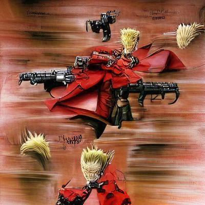 Vash the Stampede Illustration