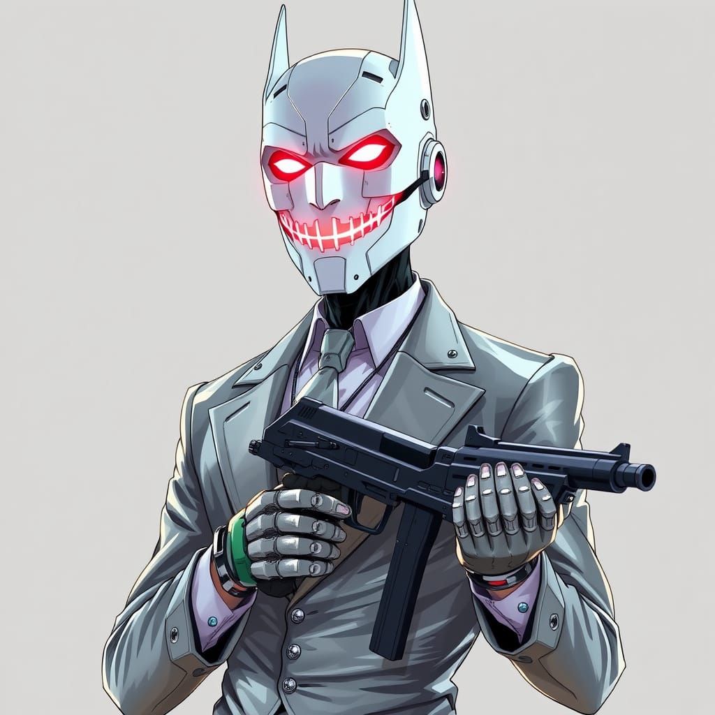 Mechanical Butler Alfred Pennyworth Unveils Futuristic Smile