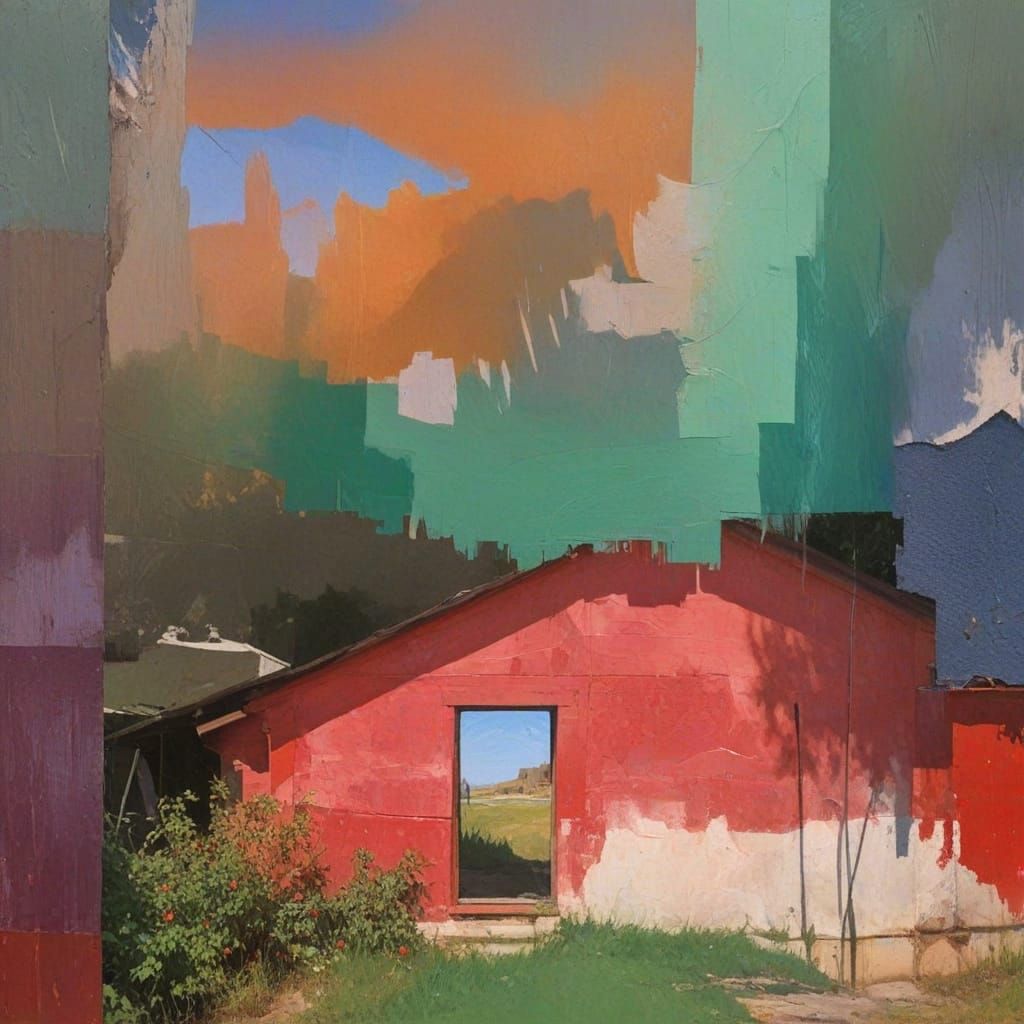 Hyper-Realistic Cityscape in Vibrant Colors