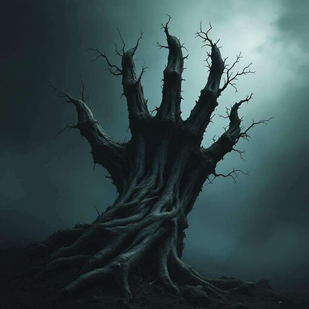 Ethereal Twilight Tree of Shadows