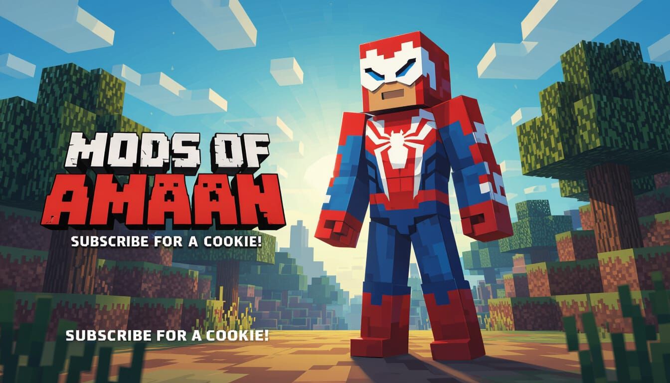 Minecraft Heroes in Blocky World