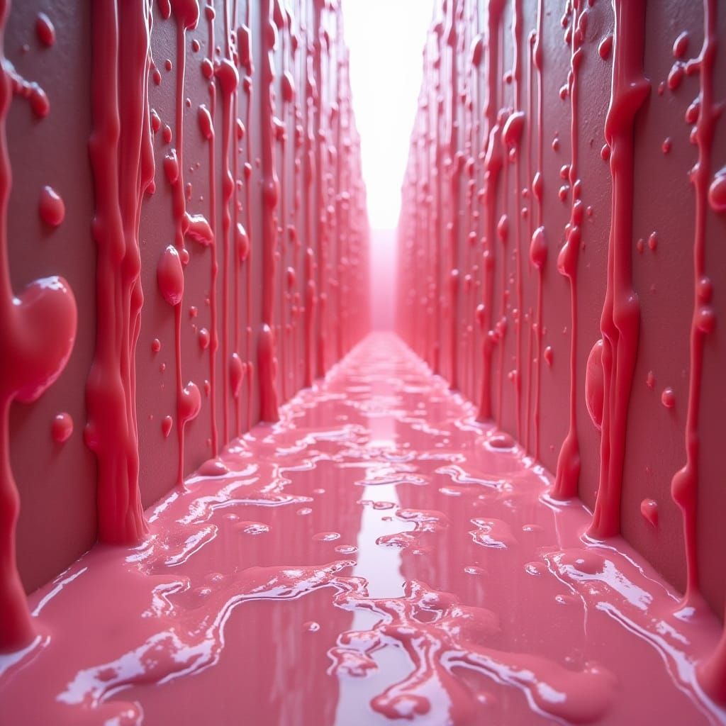 New York City Covered in Pink Slime