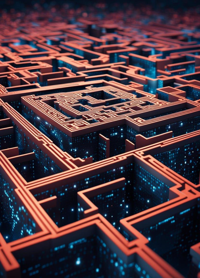 Infinite Cosmic Maze