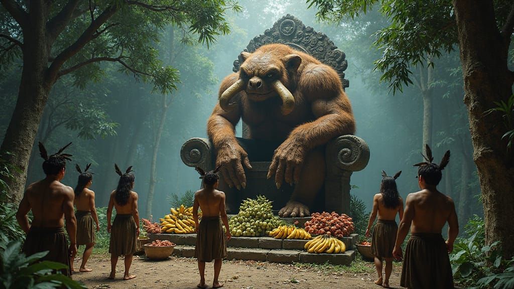 Dark Jungle Tyrant Commands Obedience