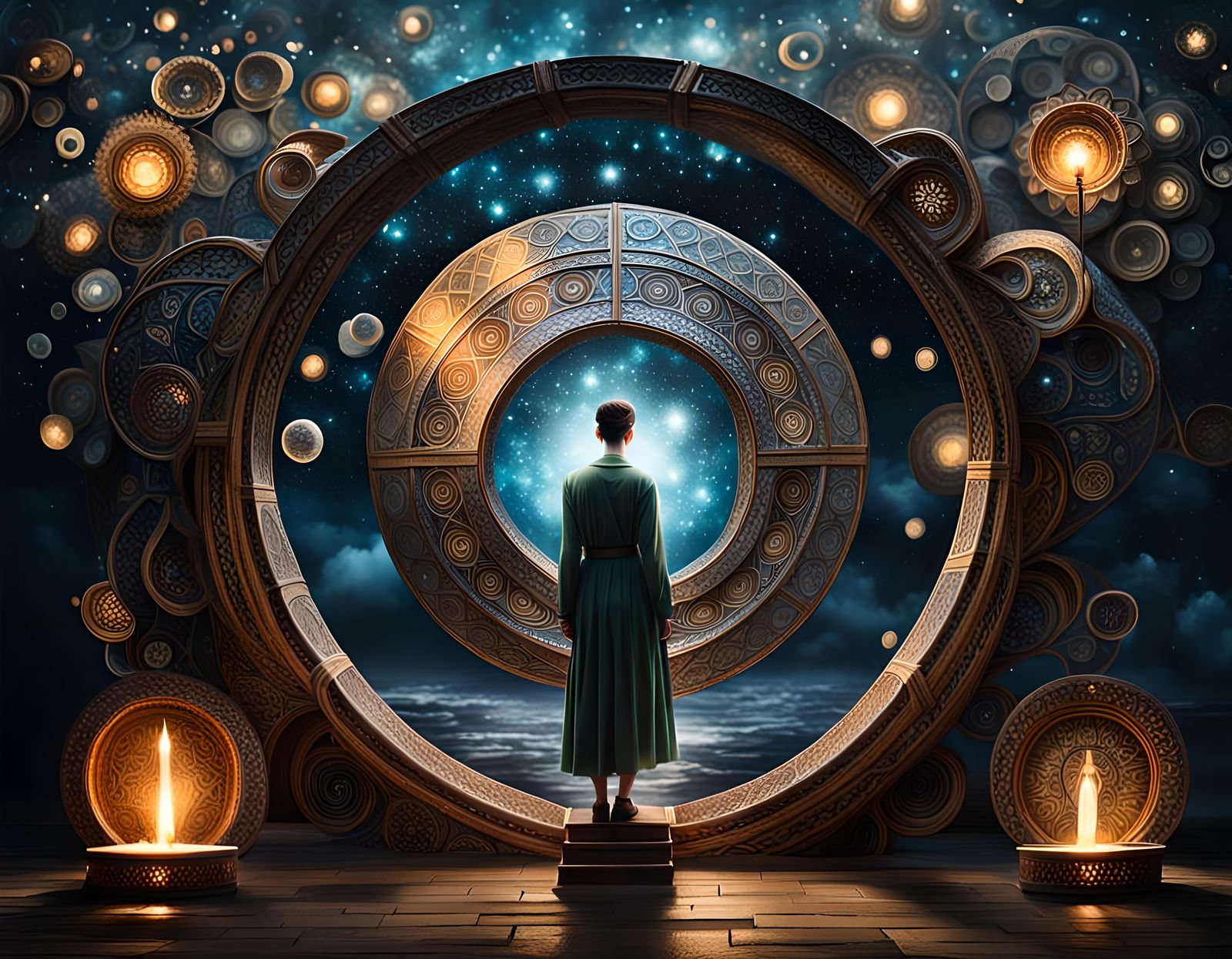 Mystical Image of Emotional Balance