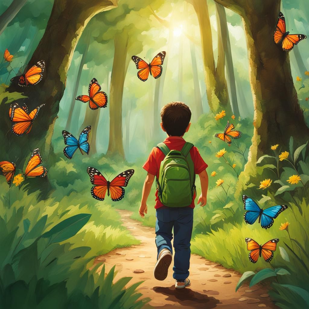 Children's Forest Adventure: A Whimsical Exploration