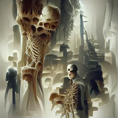 Sinister Bone World Art by Greg Rutkowski