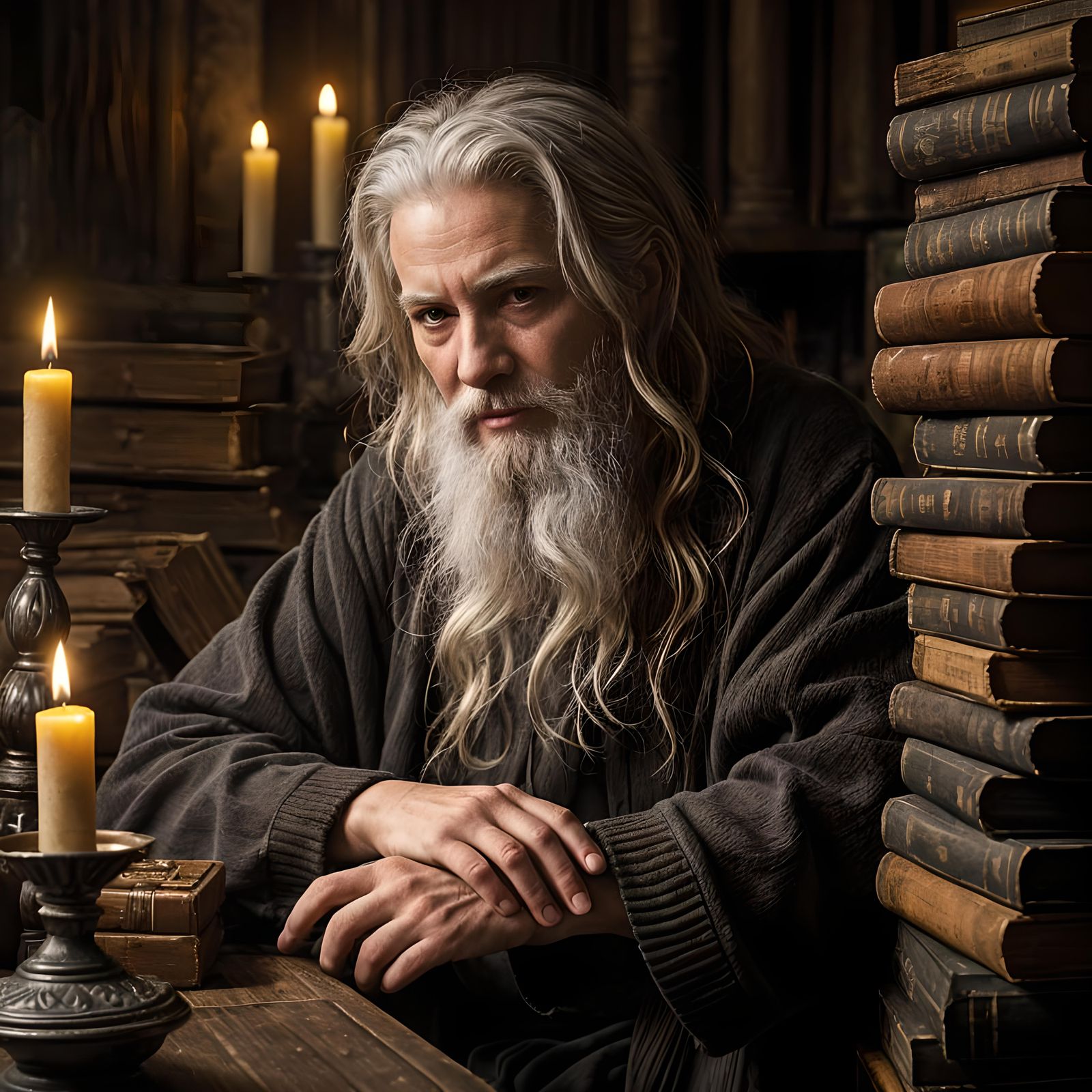 Life's Riddles: A Visual Metaphor