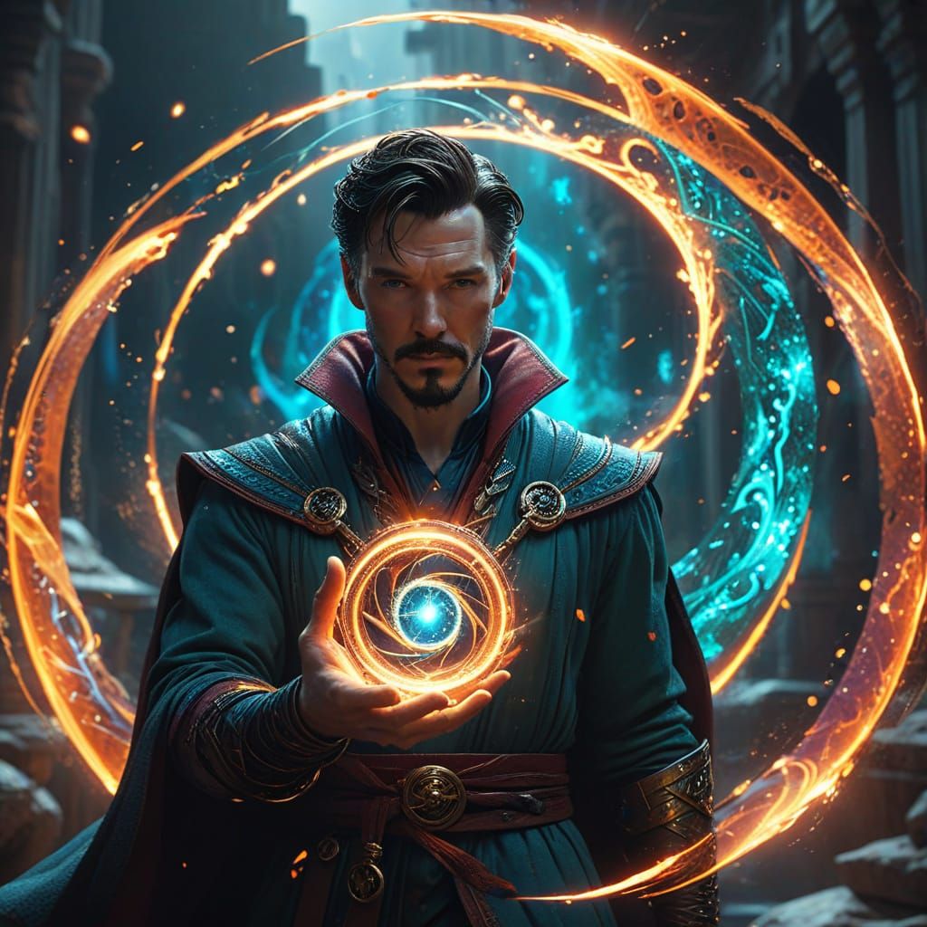 Magical Portal Revealed in Vibrant, Hyper-Realistic Art