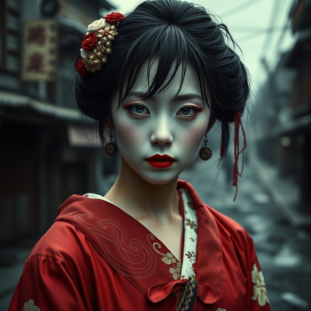 War-Torn Geisha in Kyoto