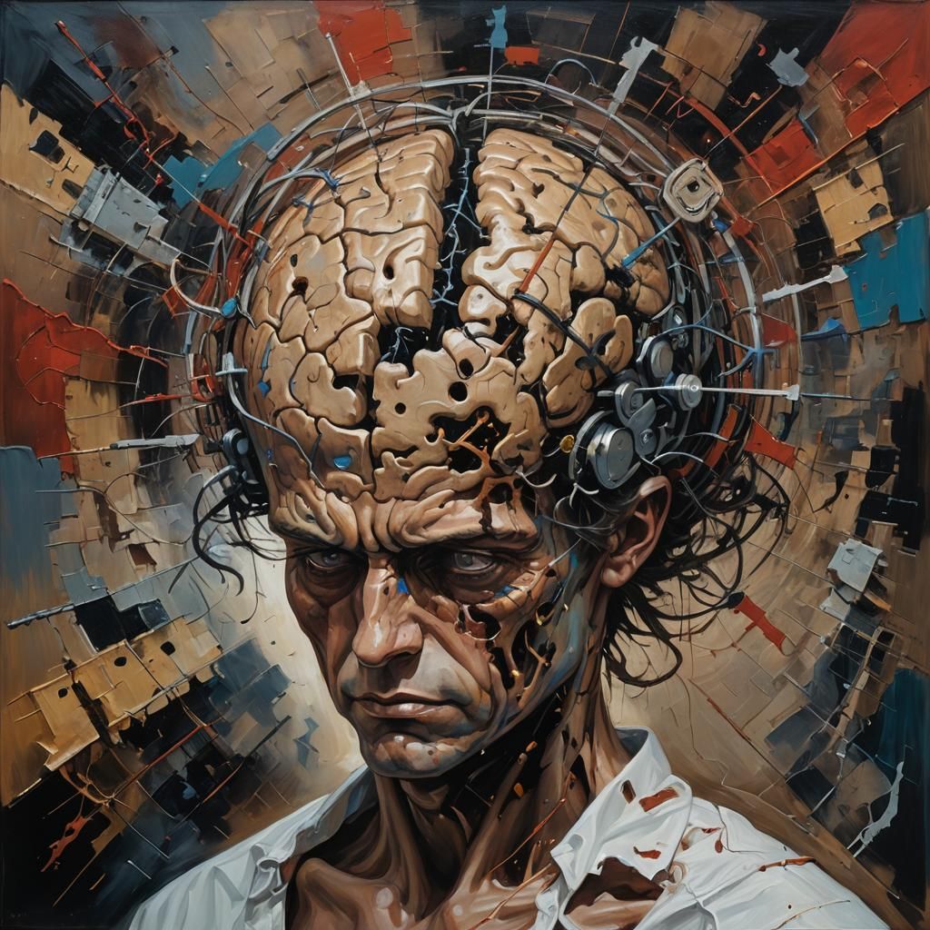 Trauma Representation as Oil Painting by James Gurney