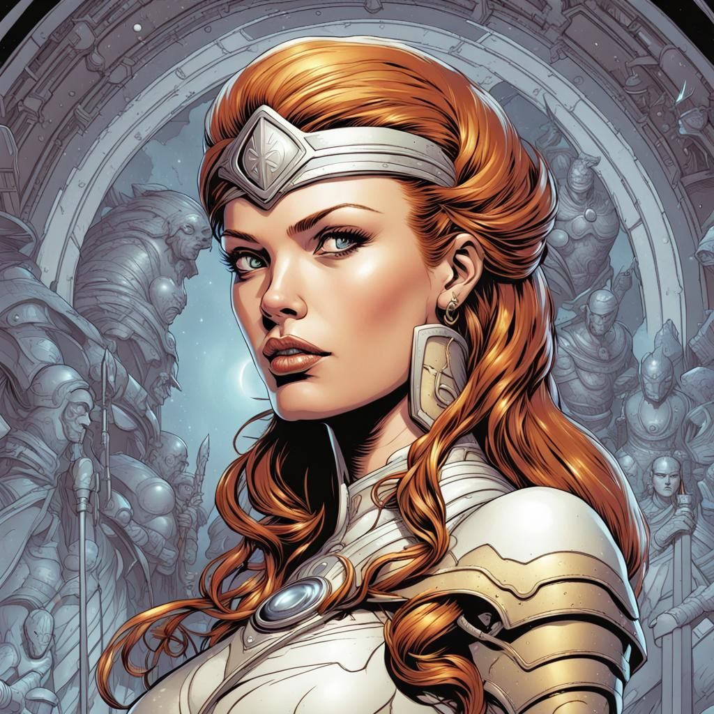 Teela Comic Book Art by Mark Brooks
