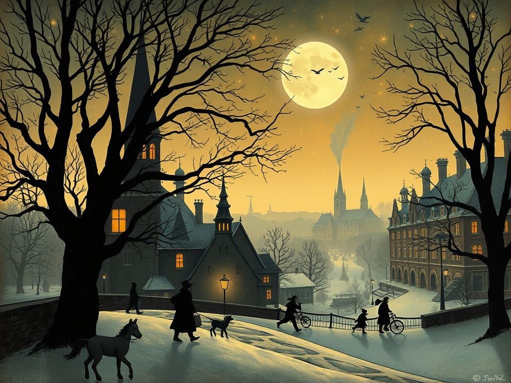 Winter Wonderland in Lviv Fairy Tale Style