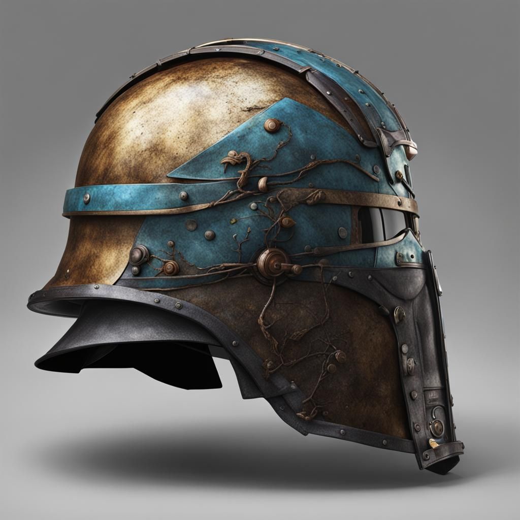 AI Generated Unusual Helmet Concept Design