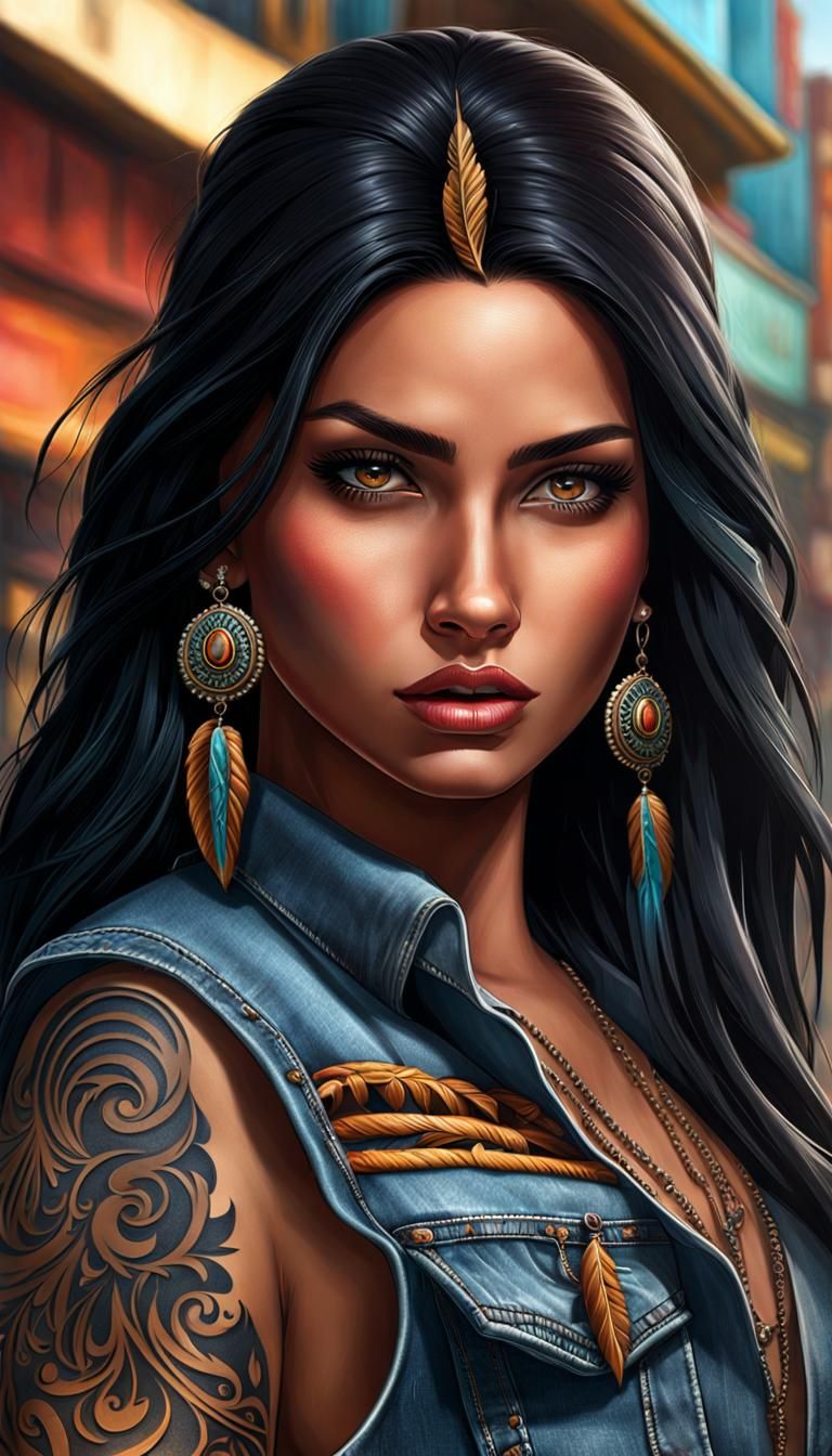 Sinaloa Cartel Sicaria: Hyperrealistic Portrait