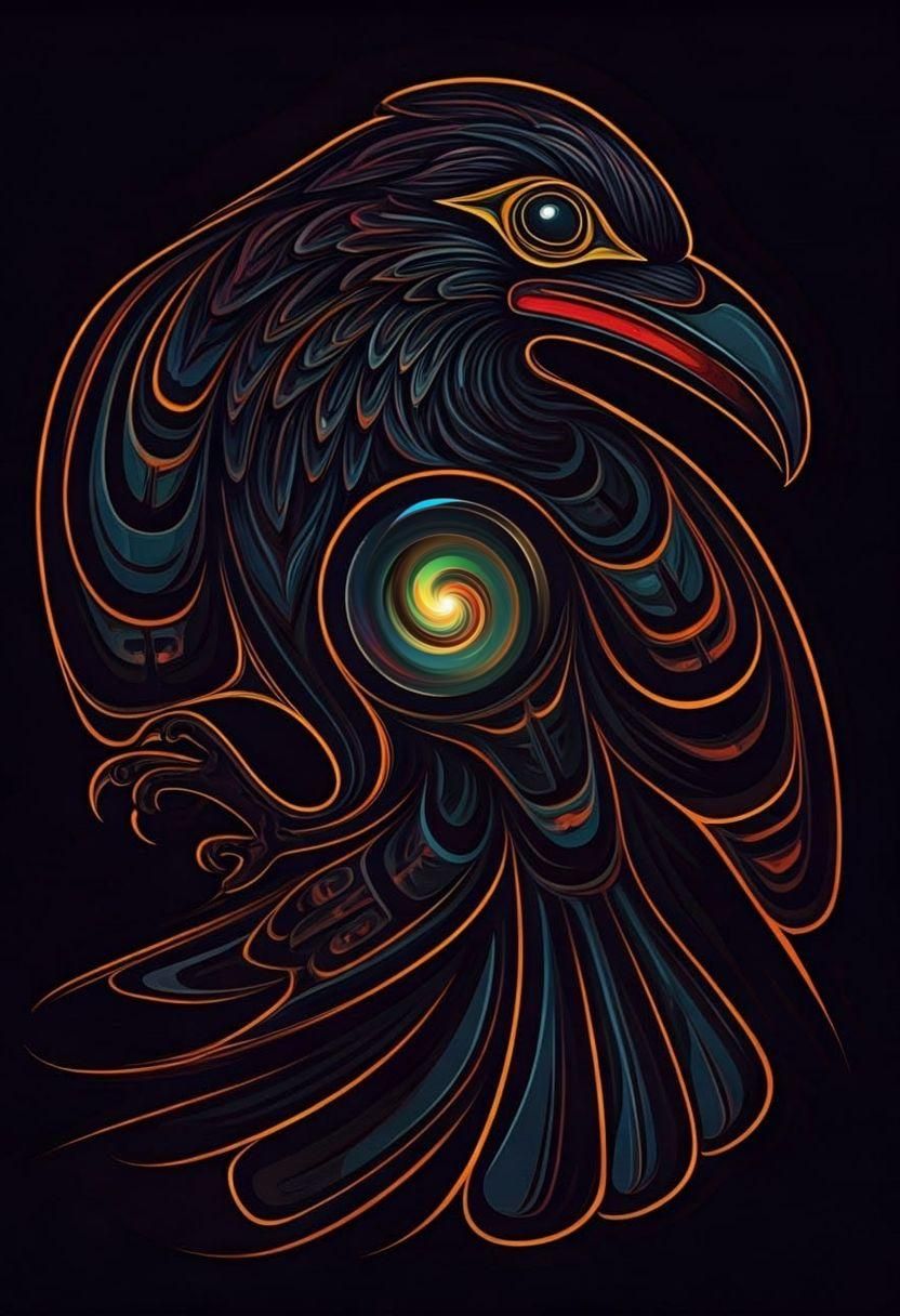 Dynamic Swirling Abstract Earth Art