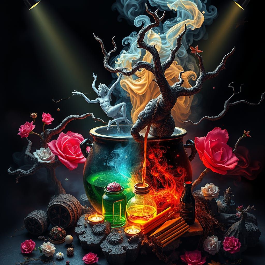 Ethereal Elixir Born from Witch's Brew