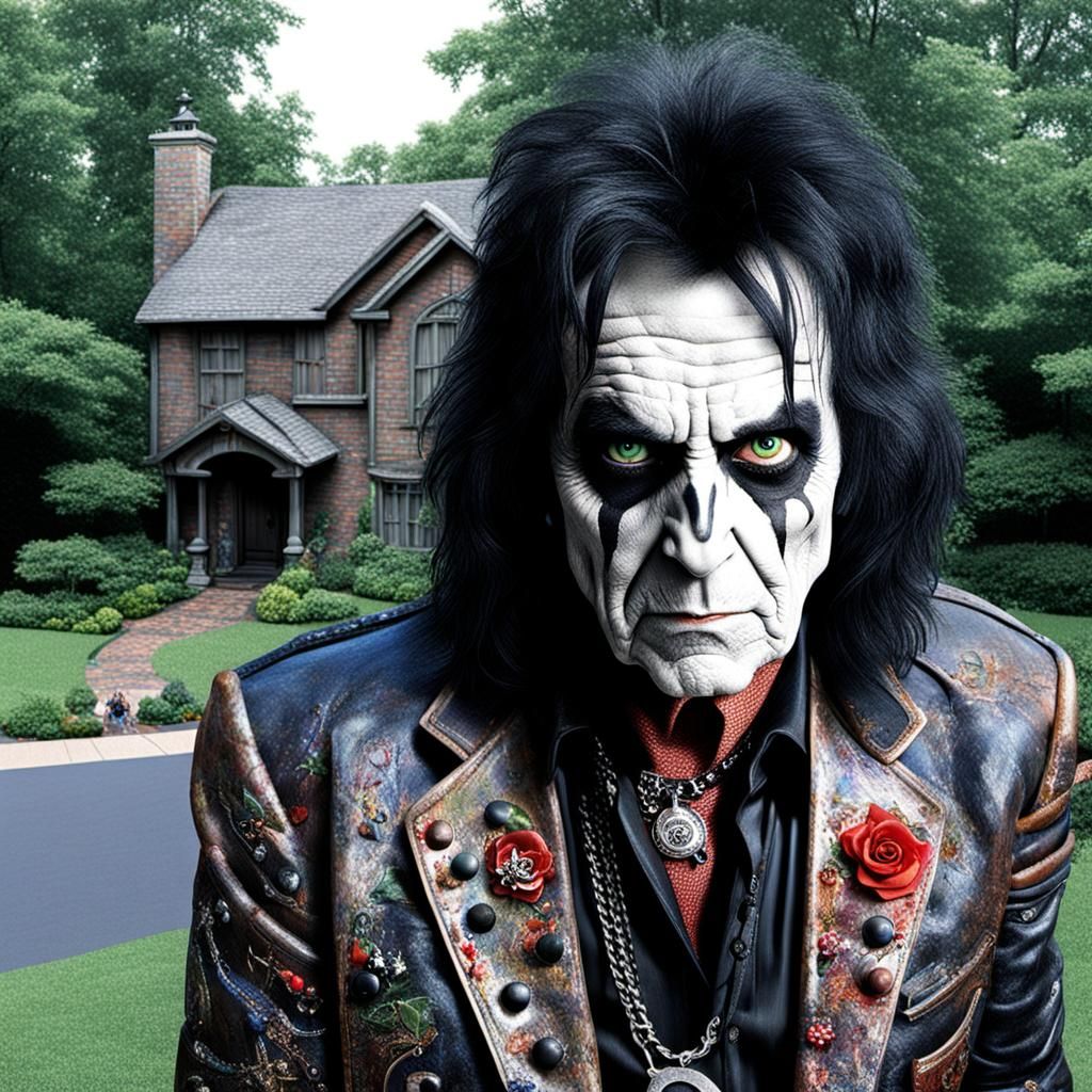 Living Next Door to Alice Cooper: AI Art