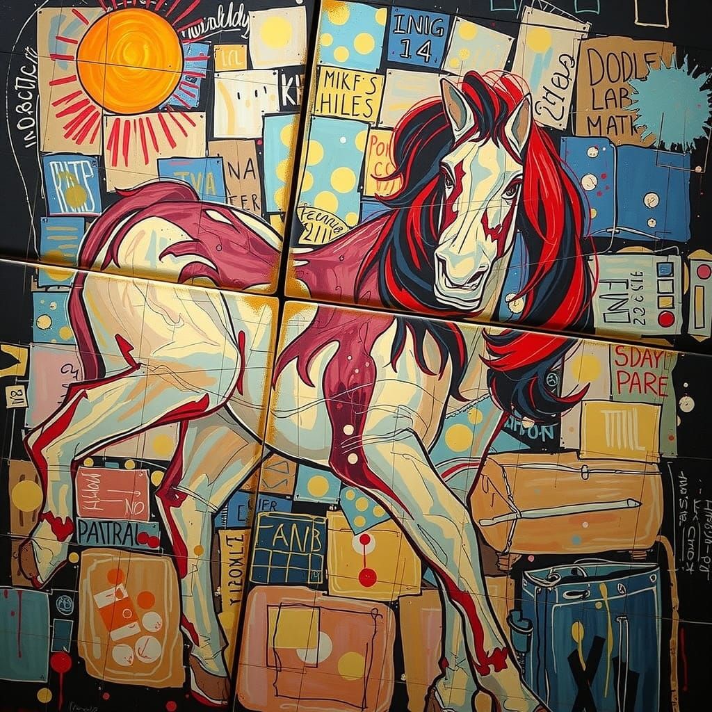 Painterly Painting with Textured Brushstrokes