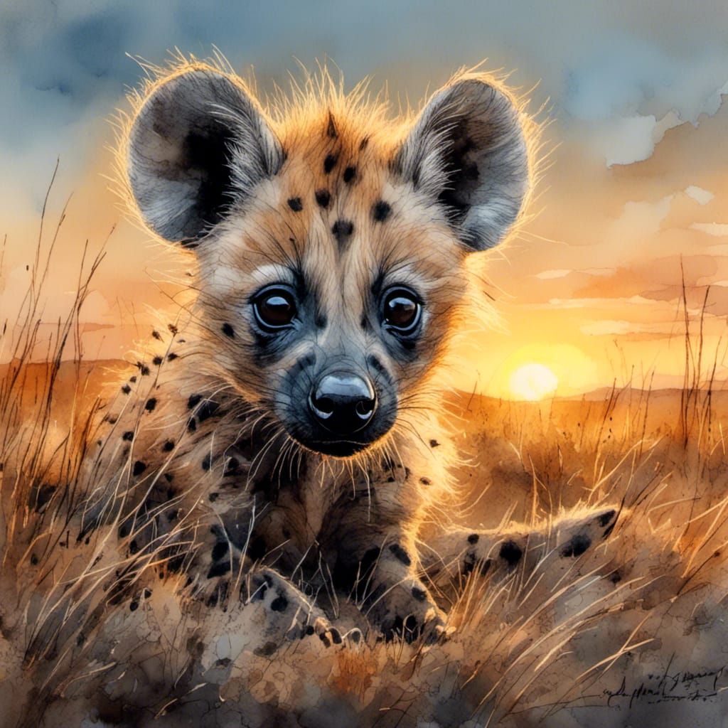 Hyena cub
