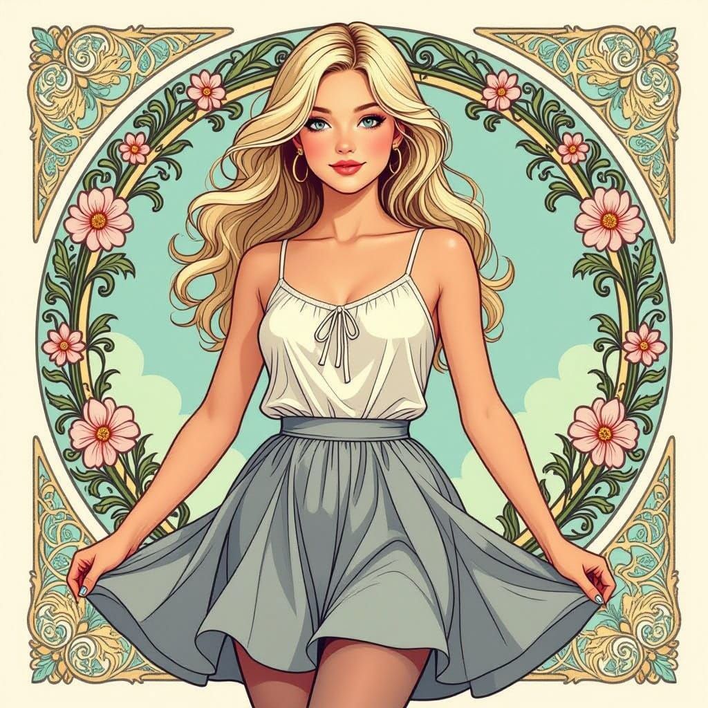 Ethereal Blonde in Soft Pastel Hues