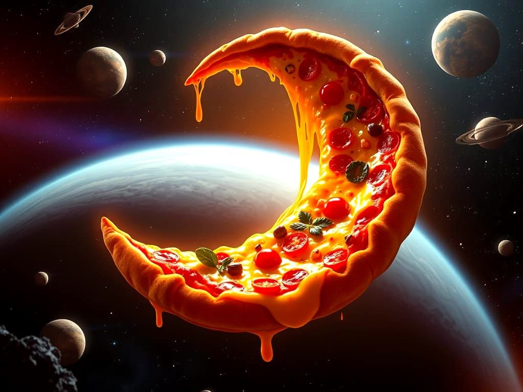 Moon: “The Pizza Phase”