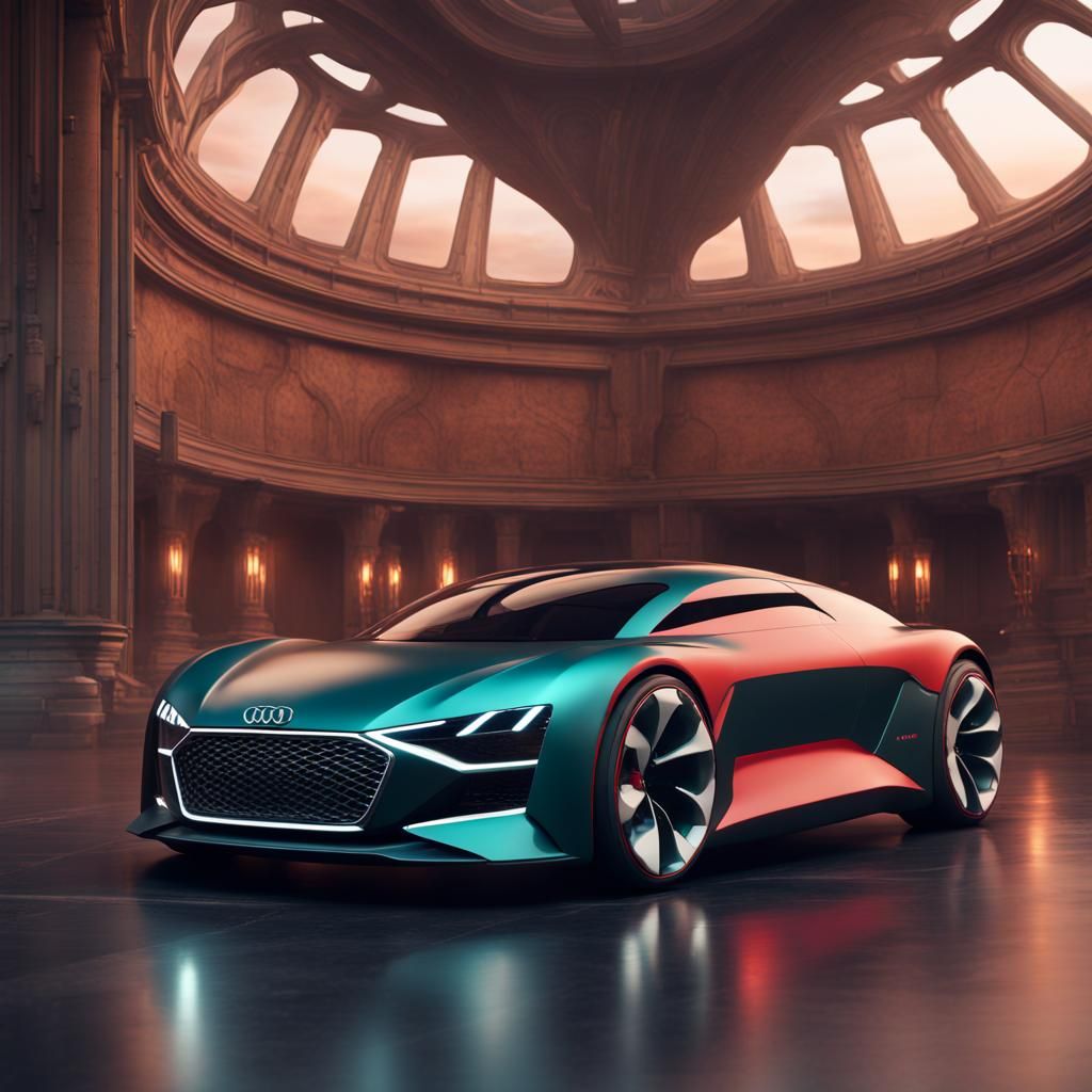 Unreal Audi Concept Car: Detailed Matte Painting