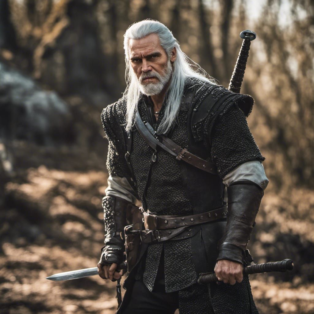 Jim Carrey as Geralt of Rivia: Professional Photography