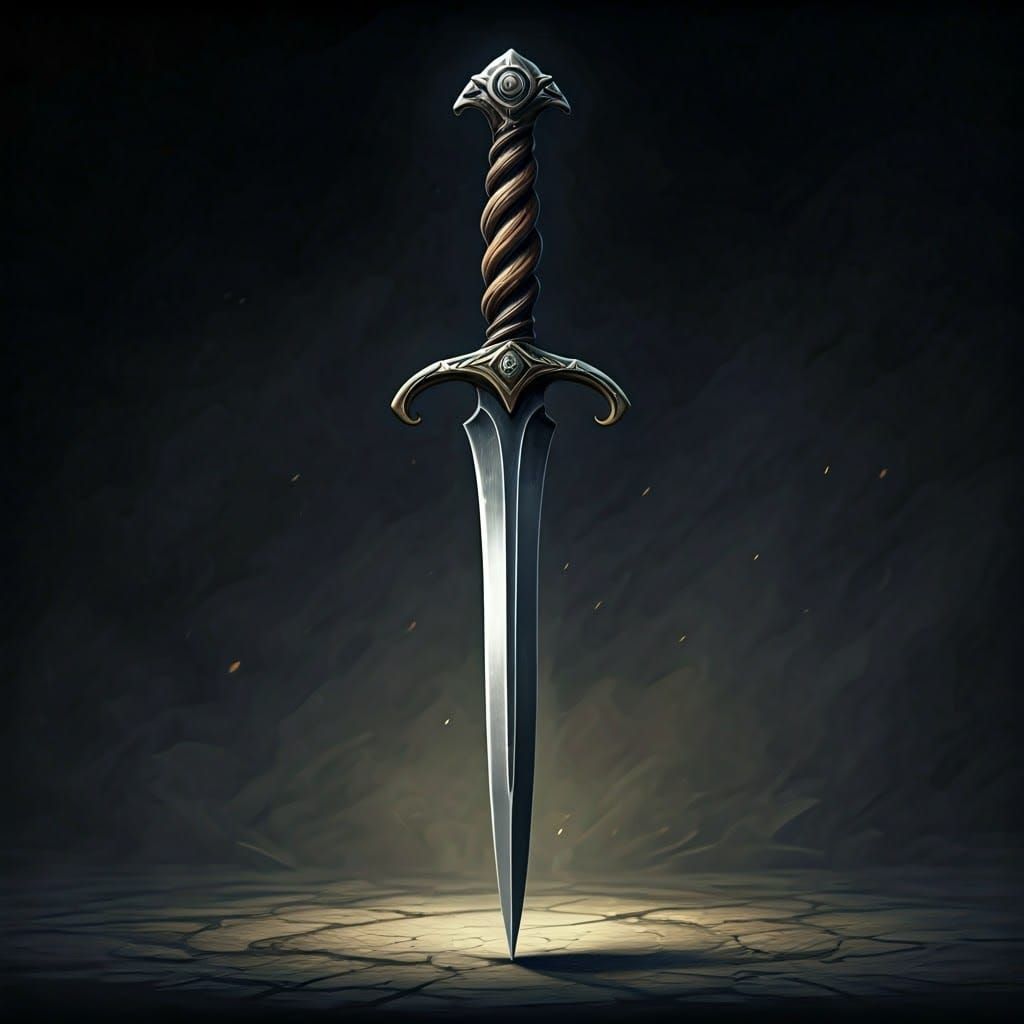 Fey Dagger in Dramatic, Triadic Color