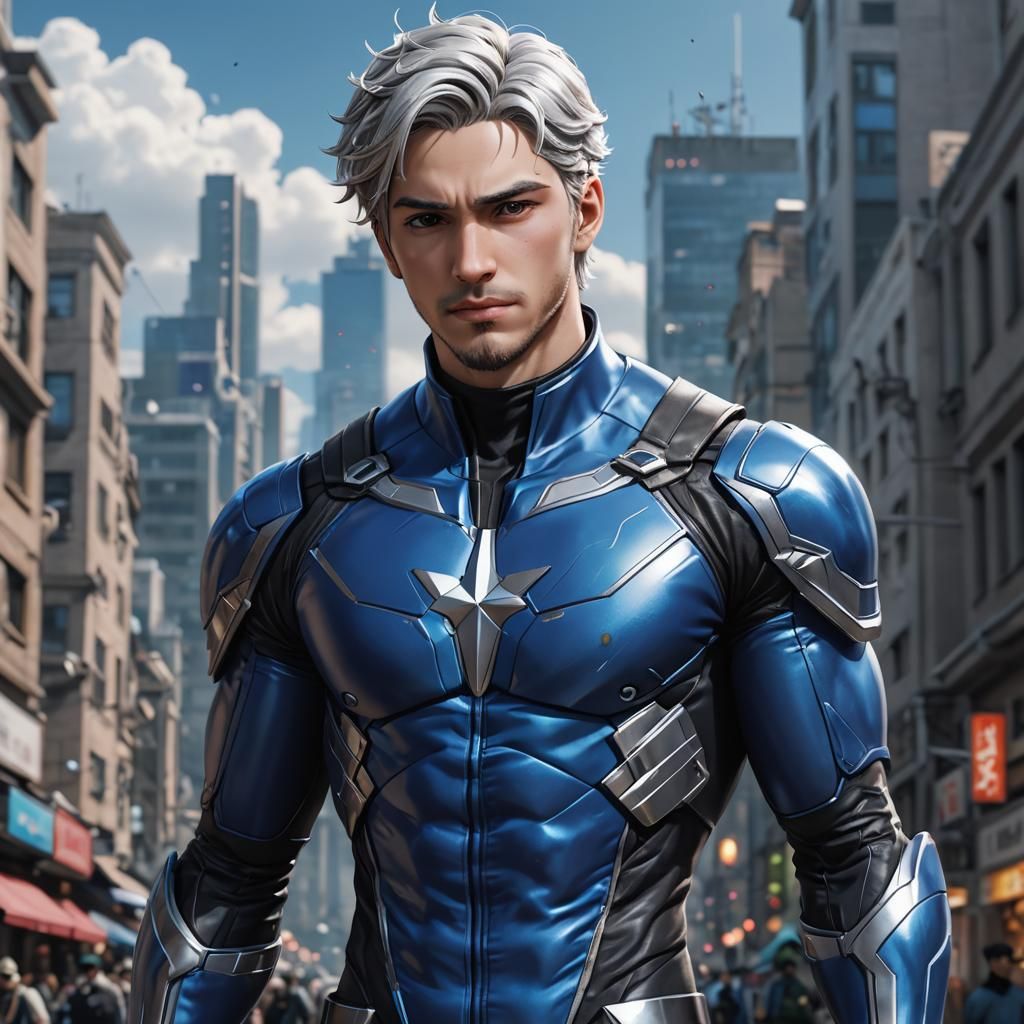 Pietro Maximoff in 3D Anime Art Style
