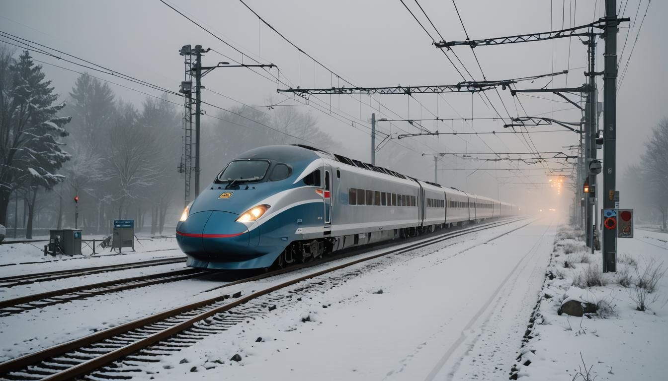 Bullet Trains in Winter Fog, Sinister Style