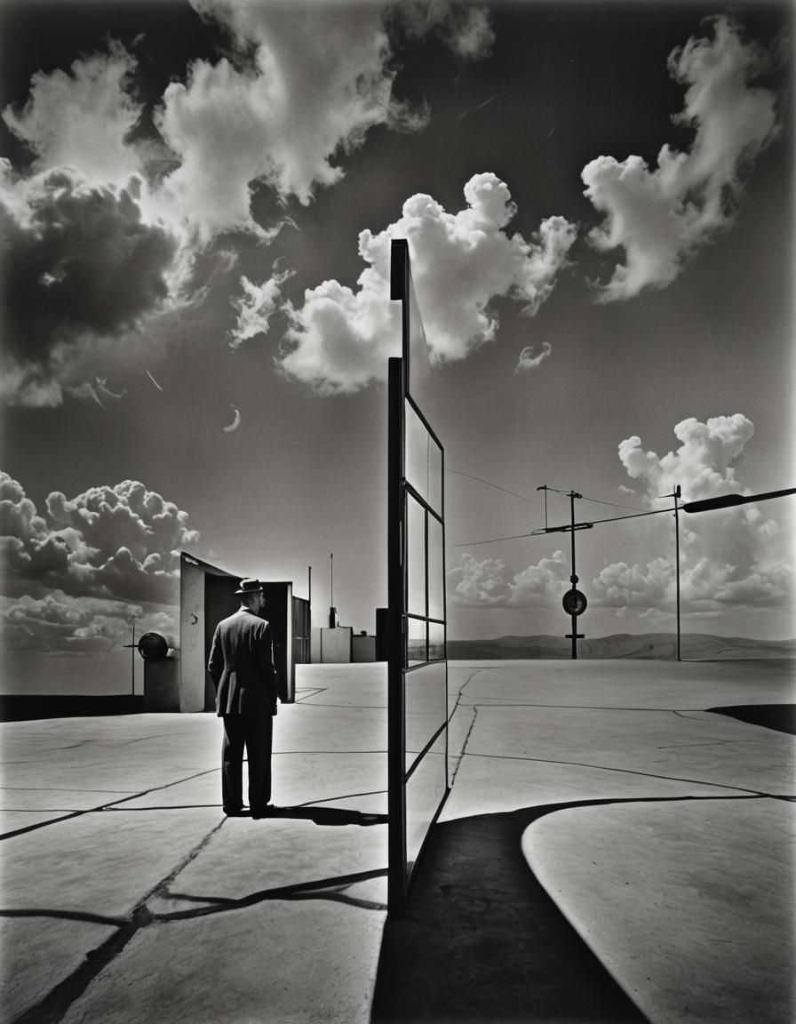 Surrealist Fusion: Random Fluctuation of Space-Time
